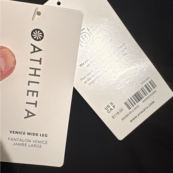 Athleta Venice Wide Leg // Black #982868 - Picture 16 of 16